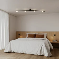 WEVER & DUCRÉ LED-Deckenlampe Perlez Spin 1.0 schwarz 927