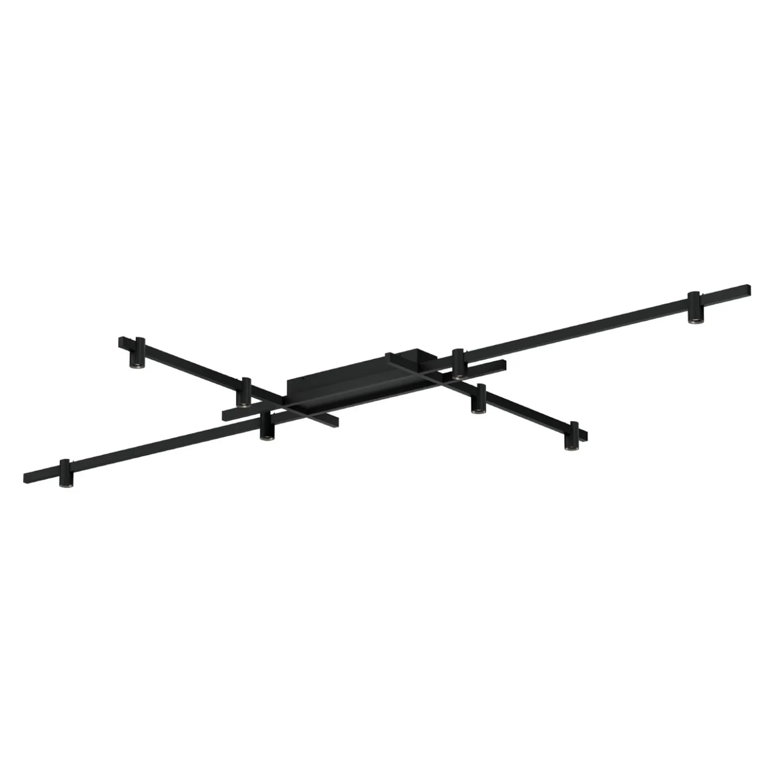 WEVER & DUCRÉ LED-Deckenlampe Trace Grid 1.0 schwarz 927