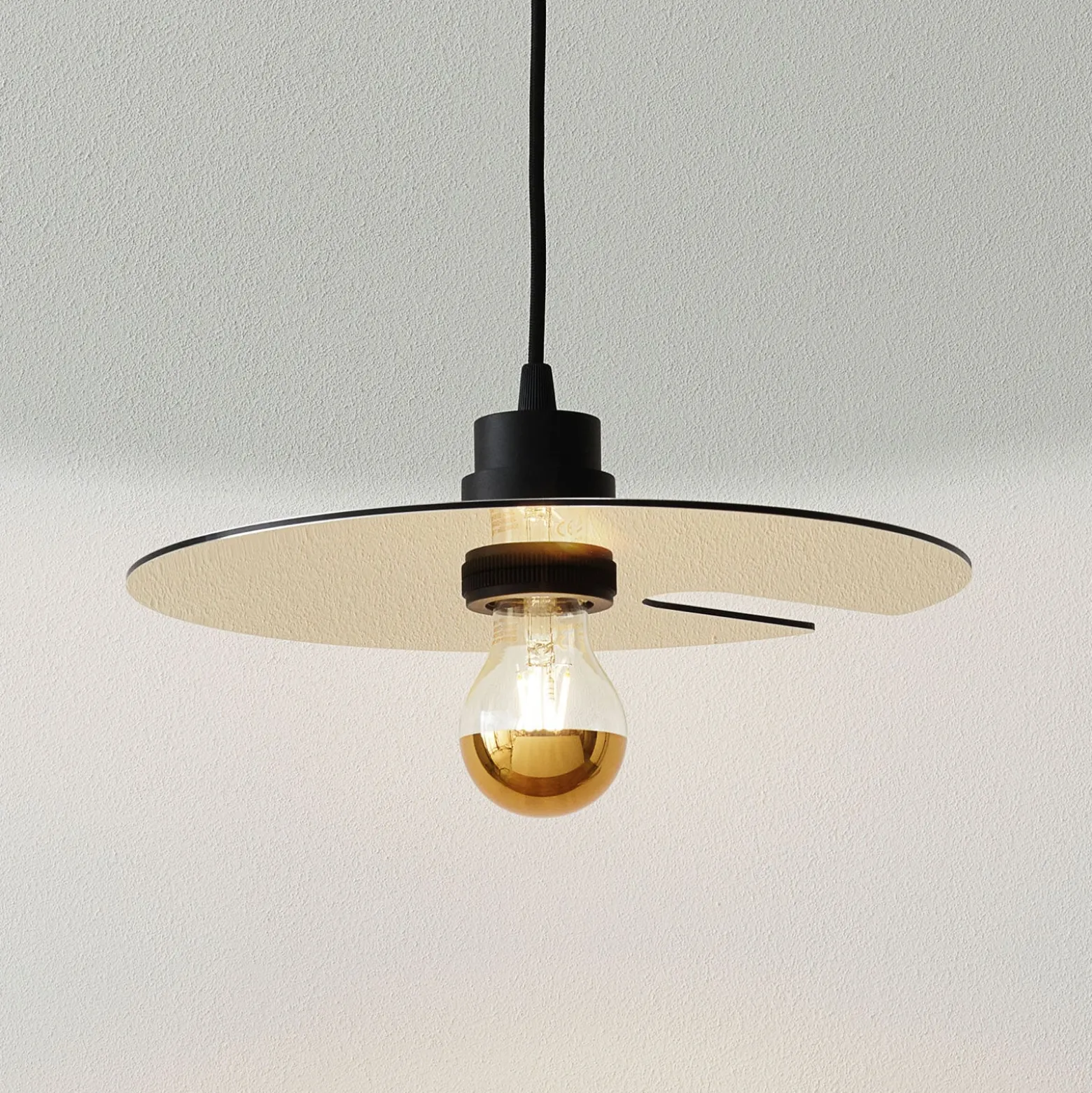 WEVER & DUCRÉ Mirro 1.0 Pendel 250cm schwarz/gold