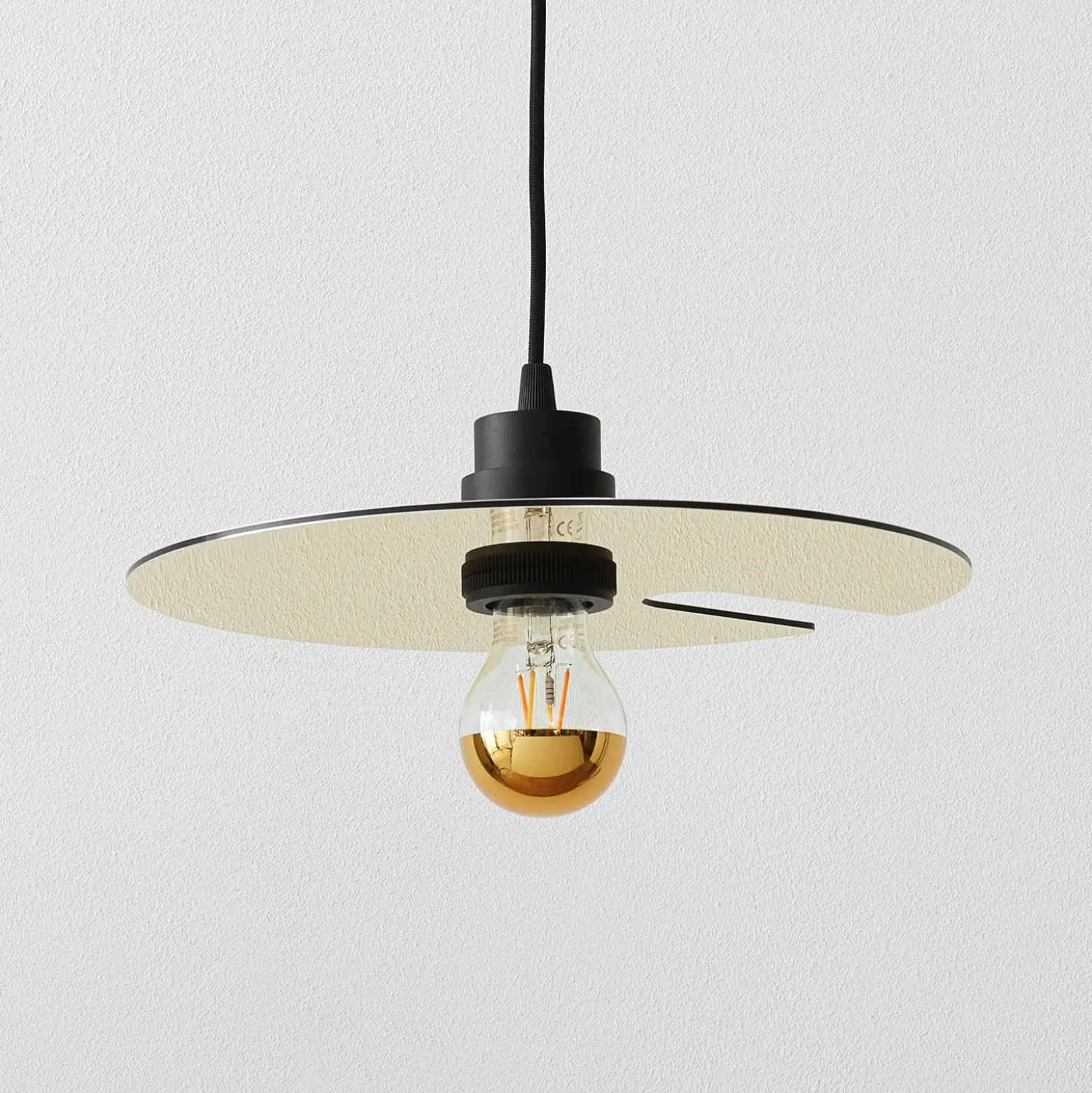 WEVER & DUCRÉ Mirro 1.0 Pendel 250cm schwarz/gold