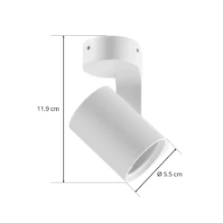 WEVER & DUCRÉ Sqube 1.0 PAR16 Deckenspot weiß