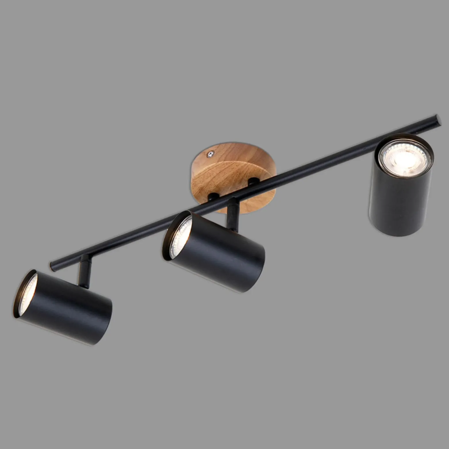 Wood & Style 2920 Deckenstrahler, dreiflammig