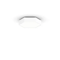 XAL HEX-O 500 LED-Deckenlampe, 50x43,3cm weiß