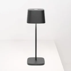 Zafferano Ofelia 3K Akku-Tischlampe IP65 grau