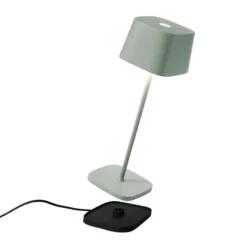 Zafferano Ofelia 3K Akku-Tischlampe IP65 salbei