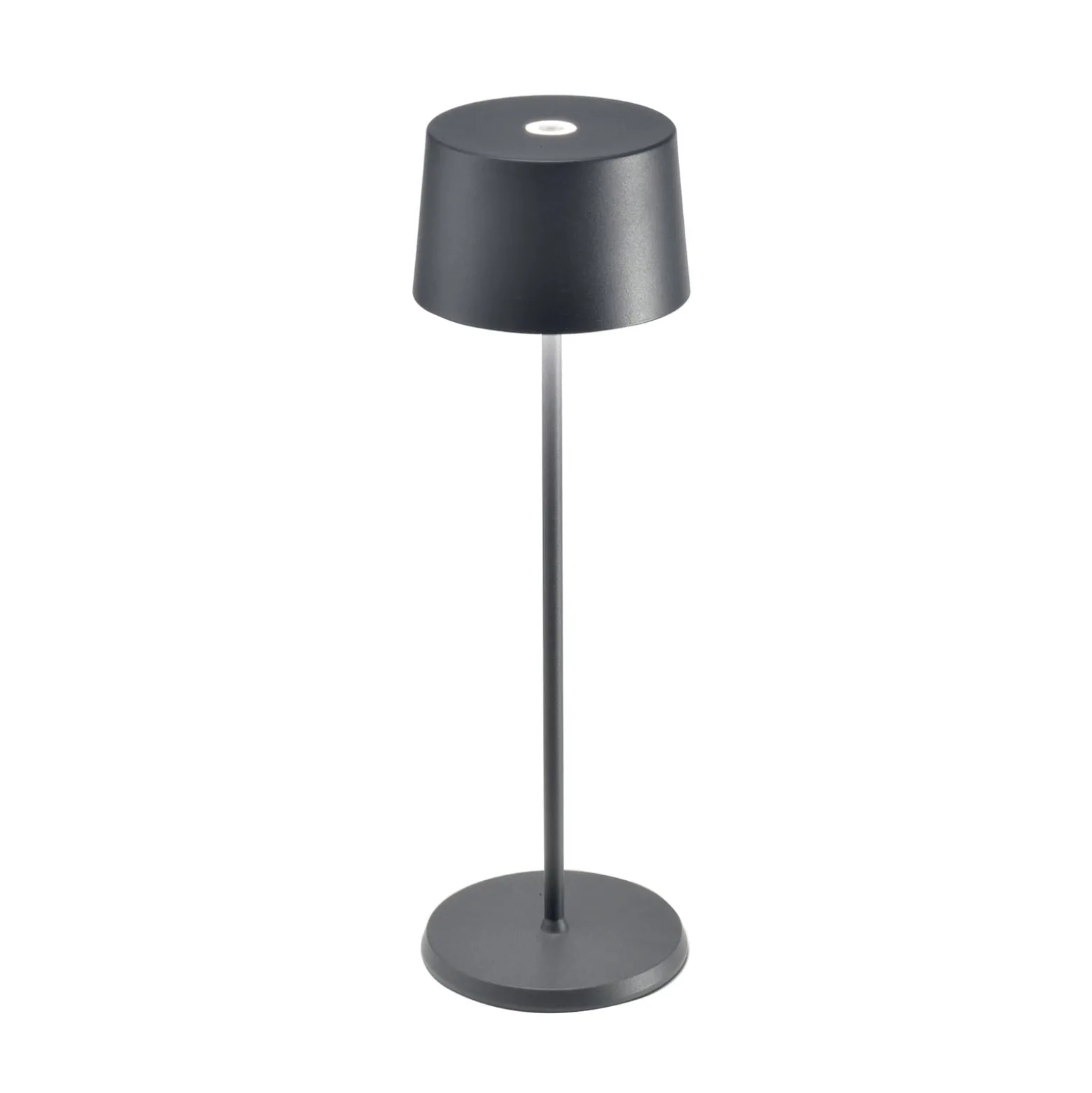 Zafferano Olivia 3K Akku-Tischlampe IP65 grau