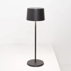 Zafferano Olivia 3K Akku-Tischlampe IP65 grau