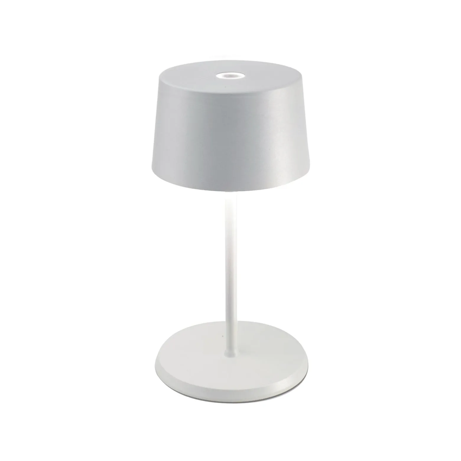 Zafferano Olivia mini Akku-Tischlampe weiß