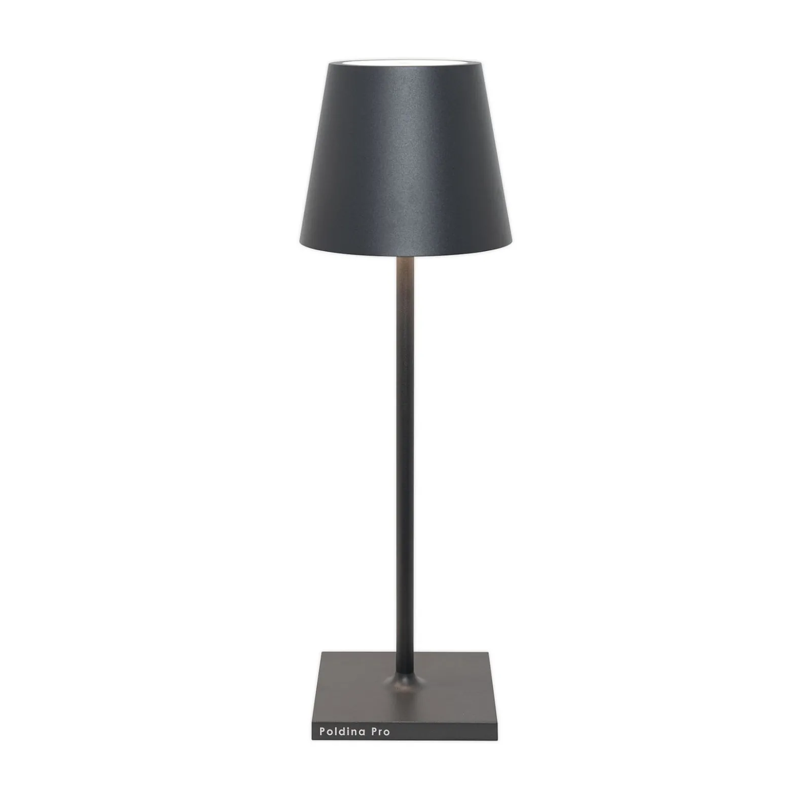 Zafferano Poldina L Desk Akku-Tischlampe IP54 grau