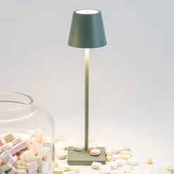 Zafferano Poldina micro Akkulampe IP65 salbei