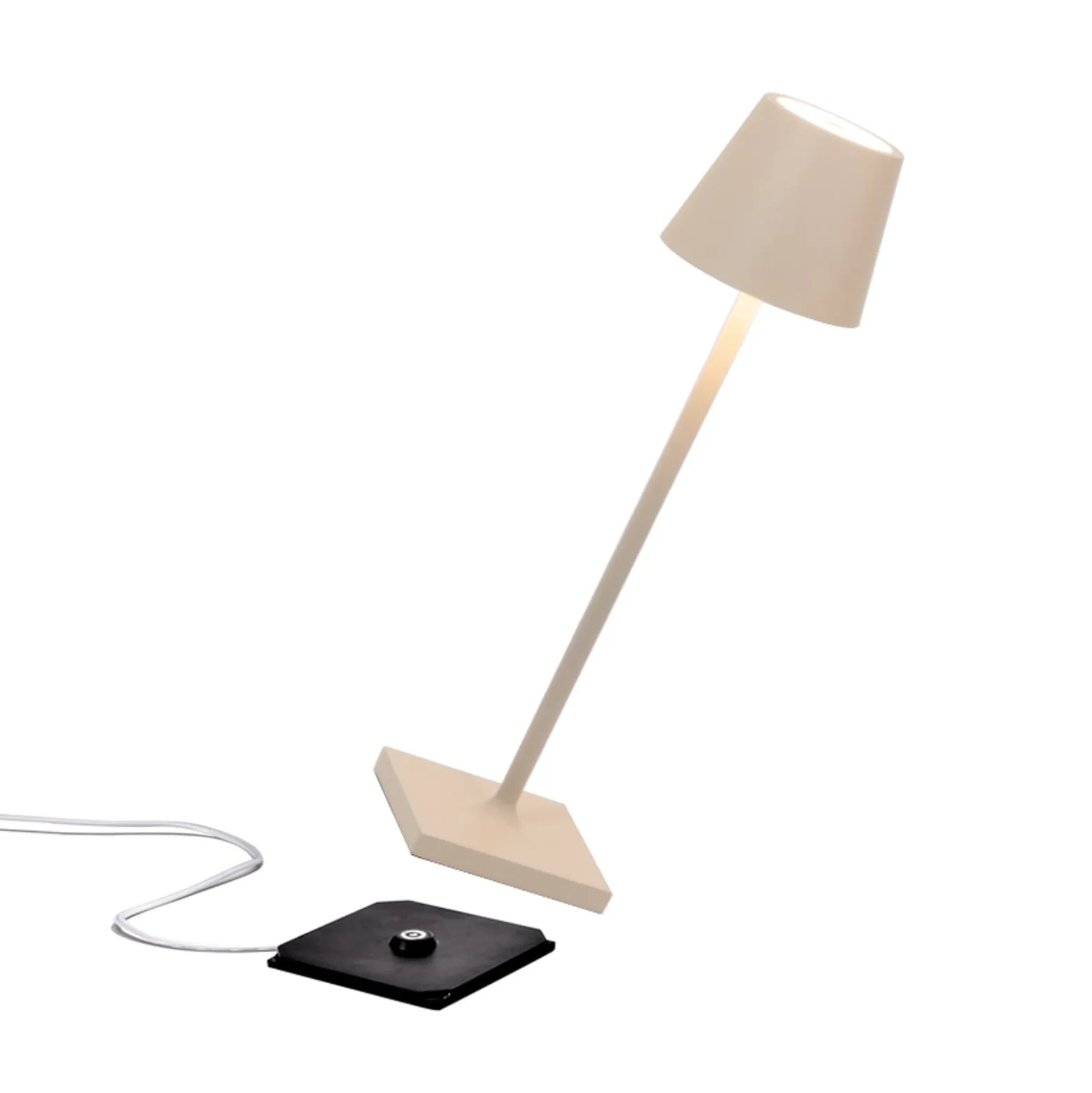 Zafferano Poldina micro Akkulampe IP65 sand