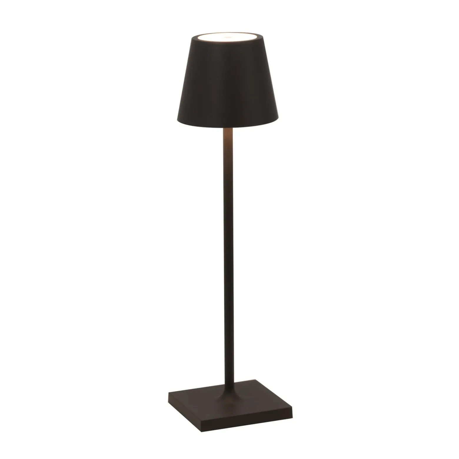 Zafferano Poldina micro Akkulampe, IP65 schwarz