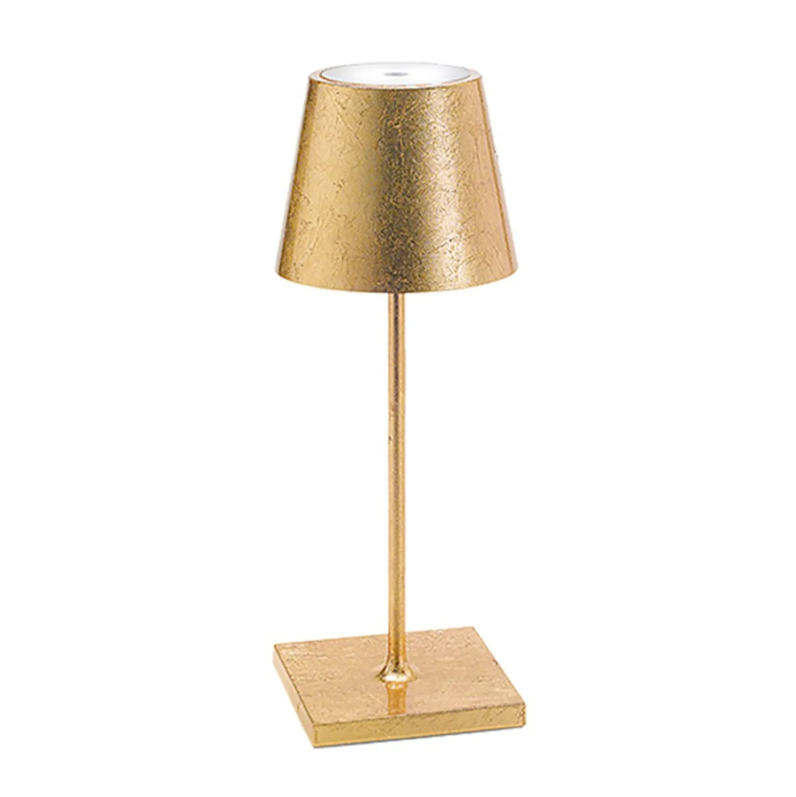 Zafferano Poldina mini Akku-Tischlampe innen gold