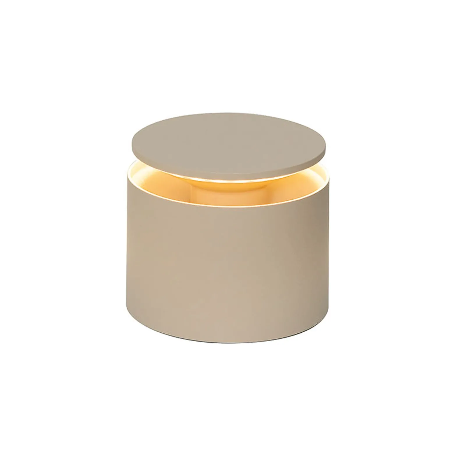 Zafferano Push-up Akku-Tischlampe IP54 sand