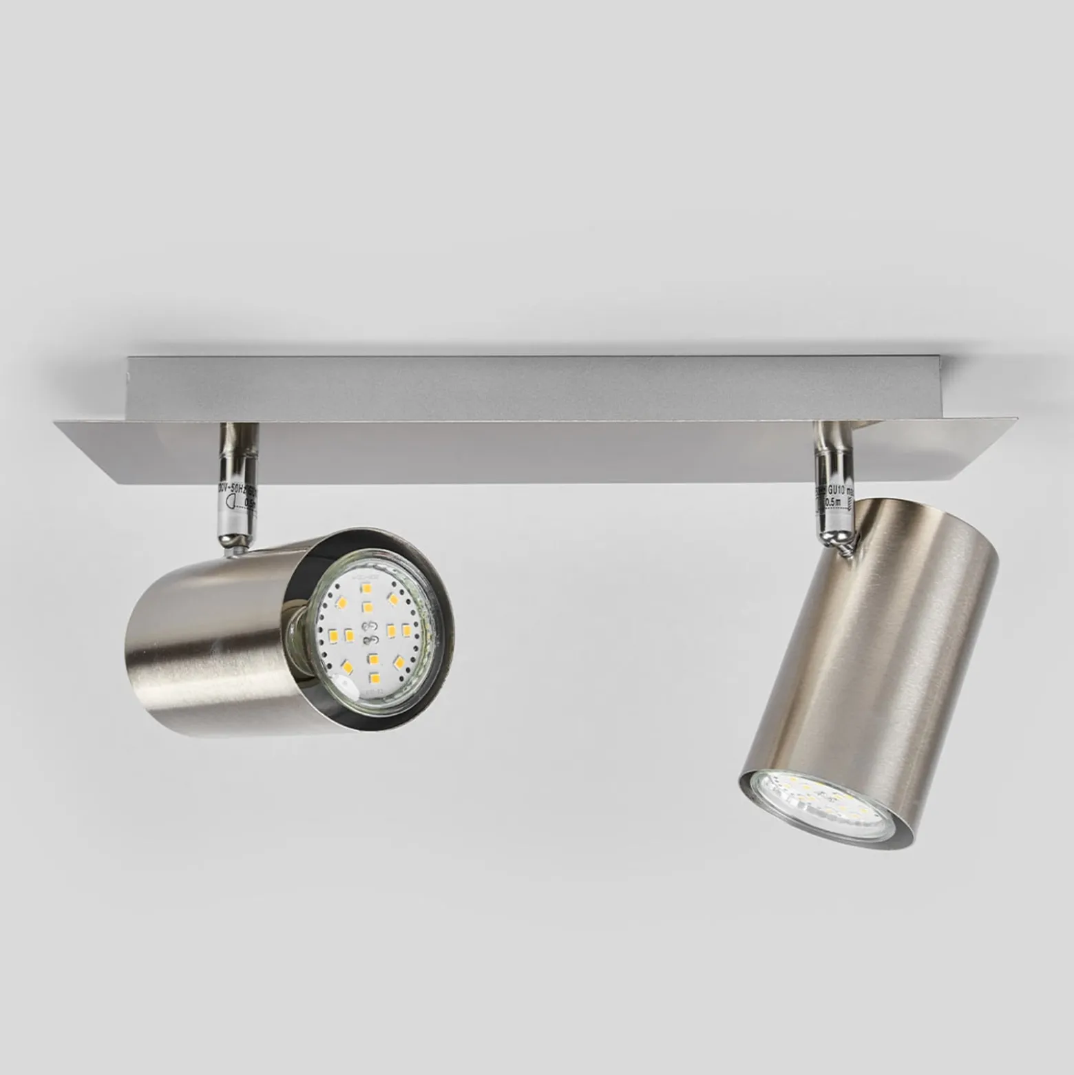 Zweiflammiger Halogen-Deckenstrahler Dora